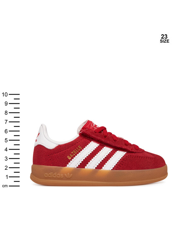 adidas adidas Sneakers Gazelle Indoor Comfort Closure Elastic Lace IH9132 Roșu