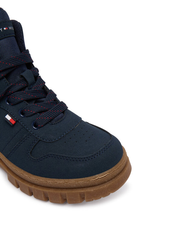 Tommy Hilfiger Tommy Hilfiger Kotníková obuv T3X5-35292-0316 M Tmavomodrá