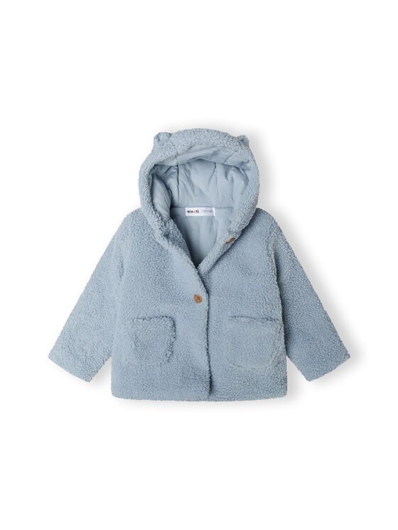MINOTI MINOTI Kurtka przejściowa 21babyfur12 Niebieski Regular Fit