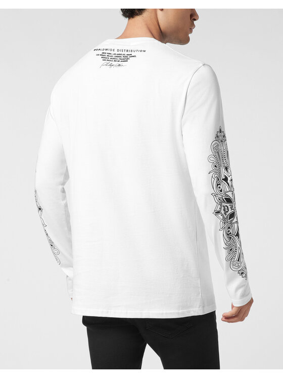 PHILIPP PLEIN PHILIPP PLEIN T-shirt 26205 Bianco Regular Fit