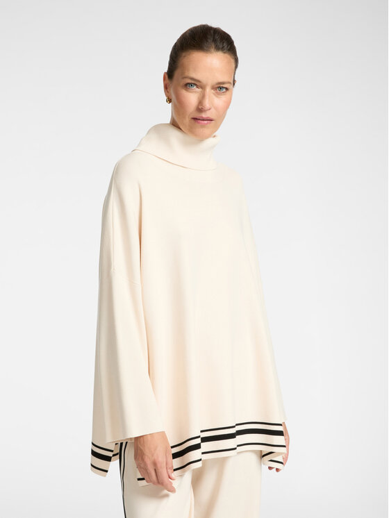 Elena Mirò Elena Mirò Maglione S735E003446N0A2 Bianco A-Line Fit