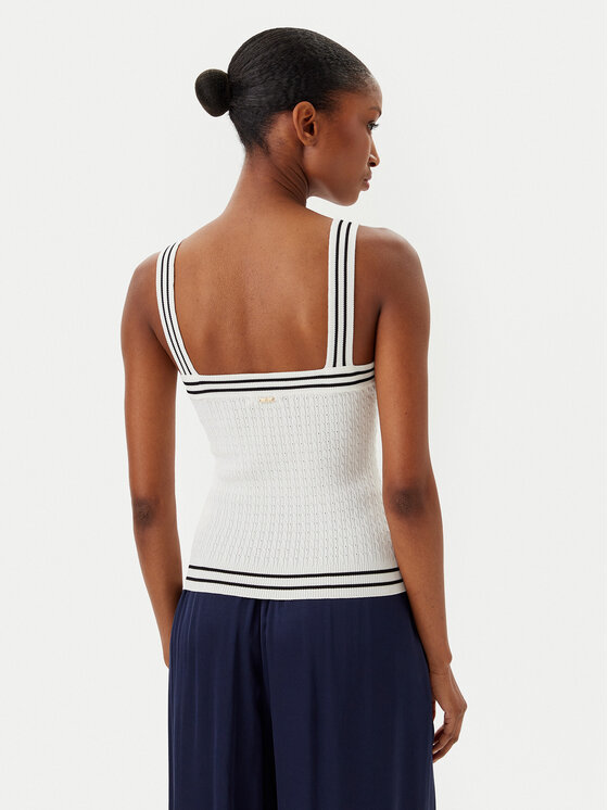 Fracomina Fracomina Top FR25ST4011K52401 Ekrüüvärv Slim Fit
