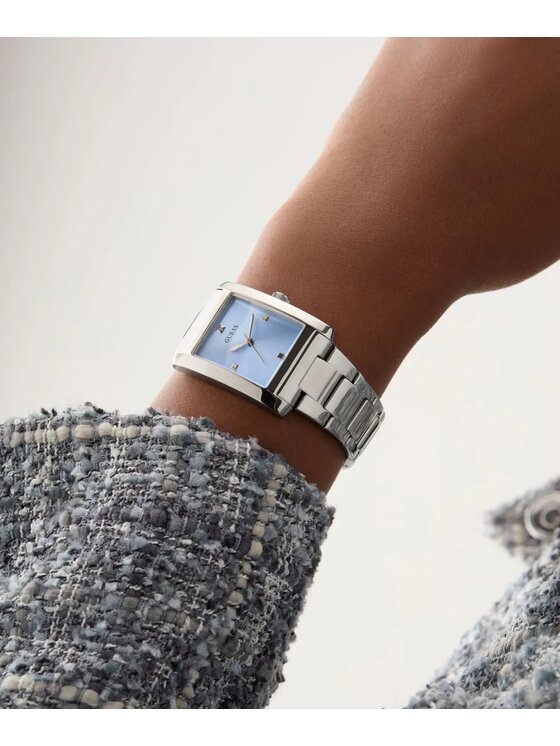 Guess Guess Zegarek GW0876L1 Srebrny