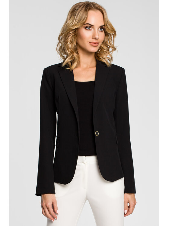 Made of Emotion Made of Emotion Marynarka M051 Czarny Classic Fit