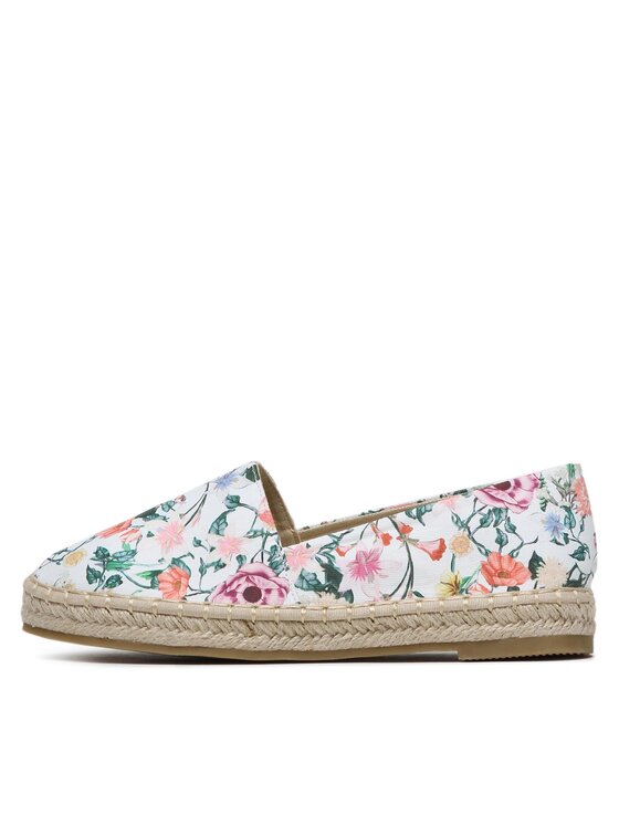 DeeZee DeeZee Espadryle WSS990-103 Biały