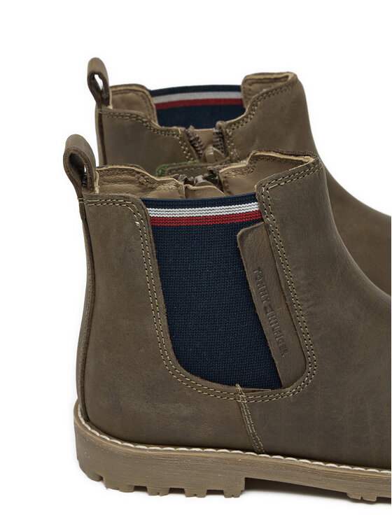 Tommy Hilfiger Tommy Hilfiger Gležnjače T1X5-33700-0124 S Zelena