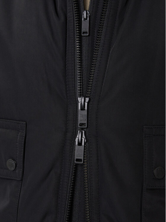BOSS BOSS Bomber jakna Oking 50543492 Črna Oversize