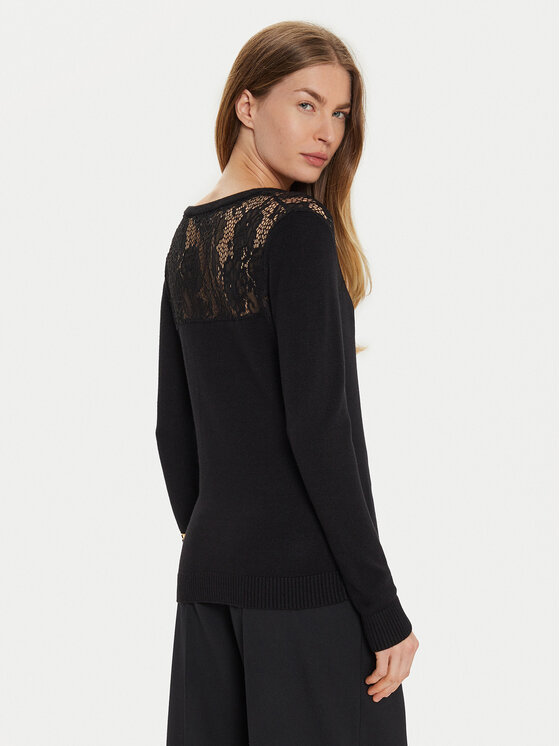 Morgan Morgan Pulover 242-MCOURSE Negru Regular Fit