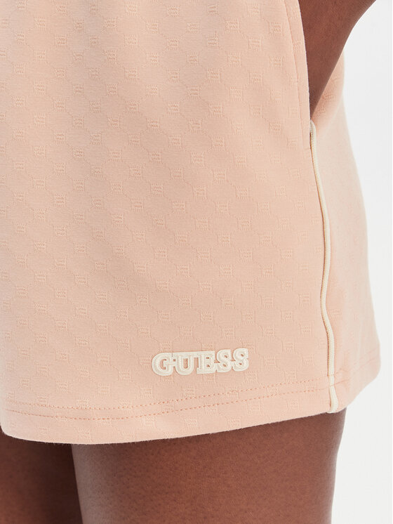 Guess Guess Sporta šorti V6GD08 K3004 Oranžs Relaxed Fit