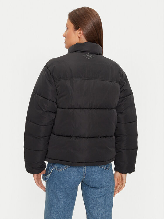 REPLAY REPLAY Télikabát W7808A.000.84466 Fekete Loose Fit
