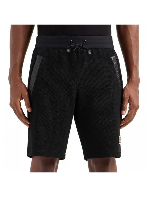 Emporio Armani Emporio Armani Sportovní kraťasy 3DPS57 PJG1Z 1200 Černá Regular Fit