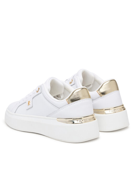 Tommy Hilfiger Tommy Hilfiger Sneakersy Th Platform Chic Sneaker FW0FW09626 Biały