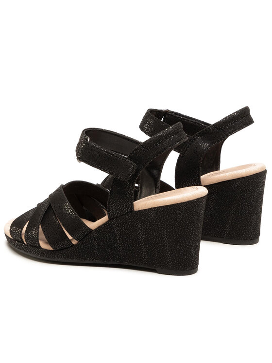 Clarks Clarks Sandále Lafley Leah 261577494 Čierna