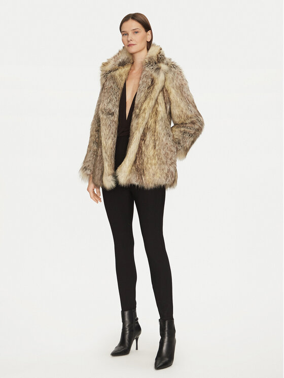 Imperial Imperial Шуба V9990022S Бежевий Regular Fit