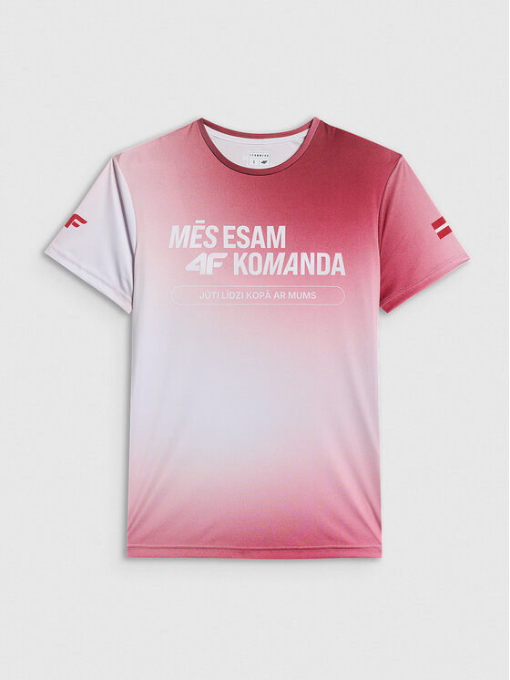 4F 4F T-Shirt TEAMWEAR Kolorowy Regular Fit
