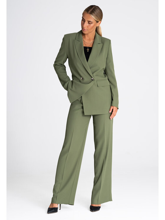 FIGL FIGL Σακάκι M948 Χακί Regular Fit