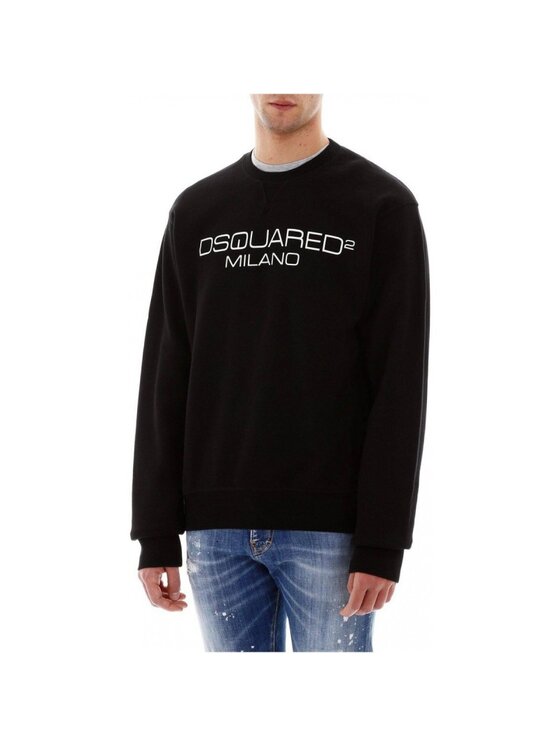 Dsquared2 Dsquared2 Mikina S74GU0399 S25305 Černá Regular Fit