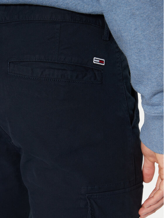 Tommy Jeans Tommy Jeans Szövet nadrág Austin DM0DM20281 Sötétkék Regular Fit