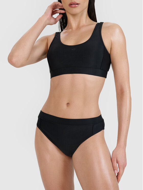 4F 4F Dół od bikini CHILLY WAVES Czarny