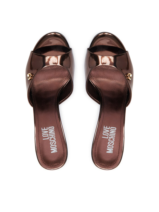 LOVE MOSCHINO LOVE MOSCHINO Şlapi JA28209G0OJE0203 Negru