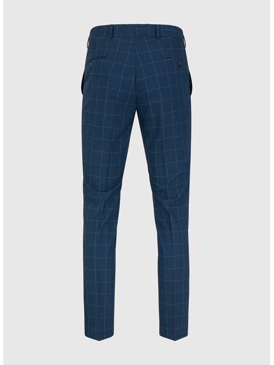 Pako Lorente Pako Lorente Spodnie garniturowe P23SF-6G-001 Granatowy Slim Fit