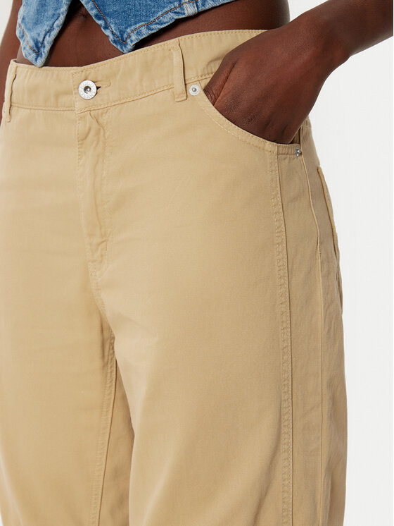 HUGO HUGO Riidest püksid Hunder 50530833 Beež Relaxed Fit
