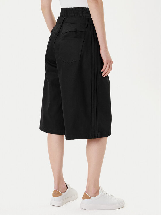 adidas adidas Дънкови шорти Firebird Utility JX7592 Черен Regular Fit