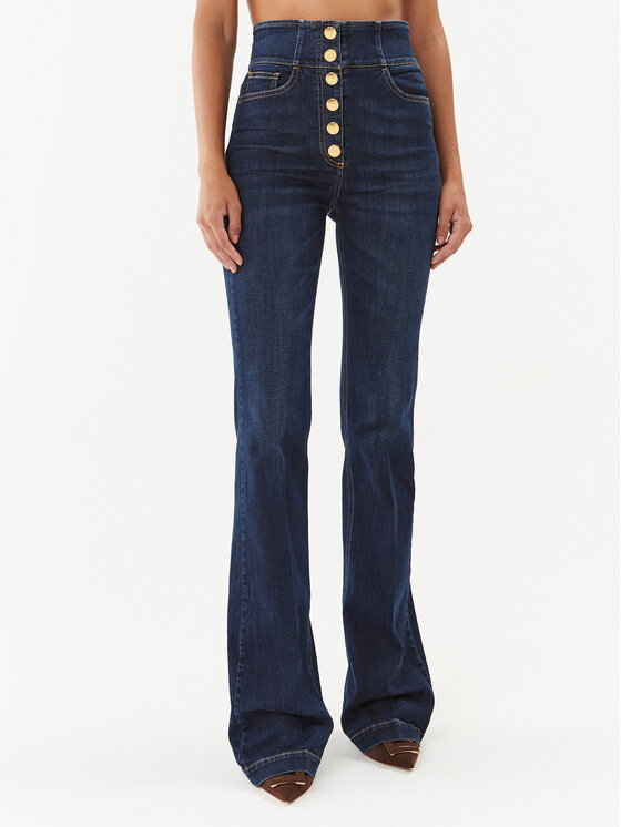 Elisabetta Franchi Elisabetta Franchi Jeans hlače PJ-30S-36E2-V350 Mornarsko modra Regular Fit