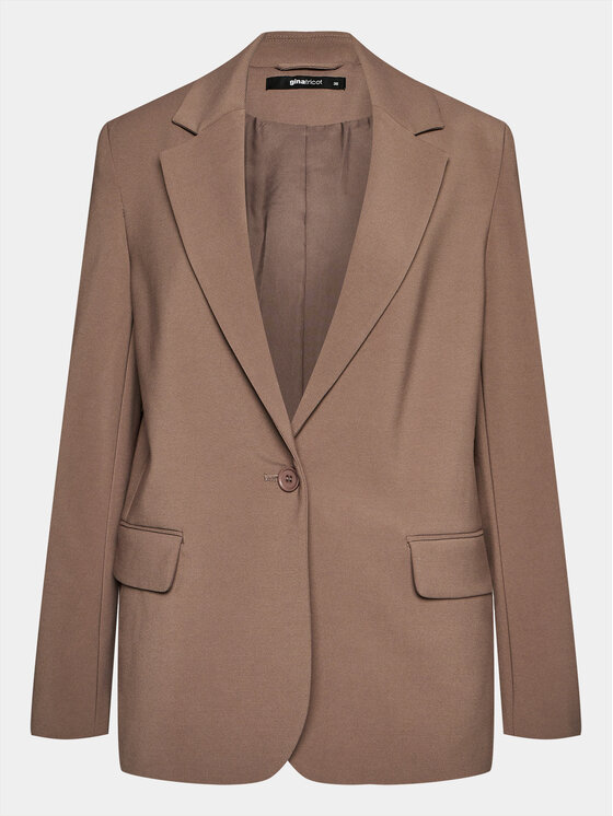 Gina Tricot Gina Tricot Піджак 20227 Коричневий Straight Fit