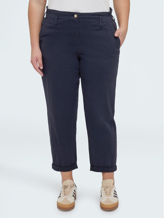Fiorella Rubino Fiorella Rubino Spodnie materiałowe P706T005159N034 Niebieski Regular Fit