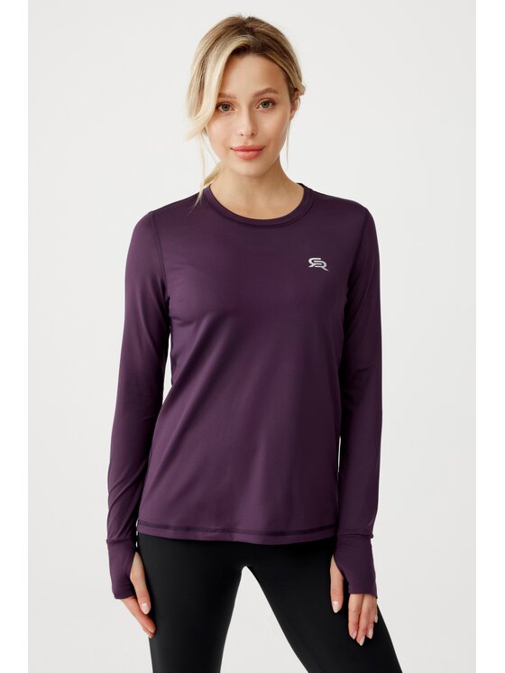 ROUGH RADICAL ROUGH RADICAL Maglietta tecnica FUN LS Viola Regular Fit