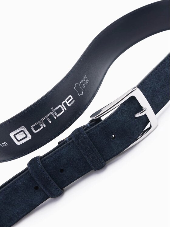 Ombre Ombre Pasek Męski OU-ACBE-0113 Granatowy
