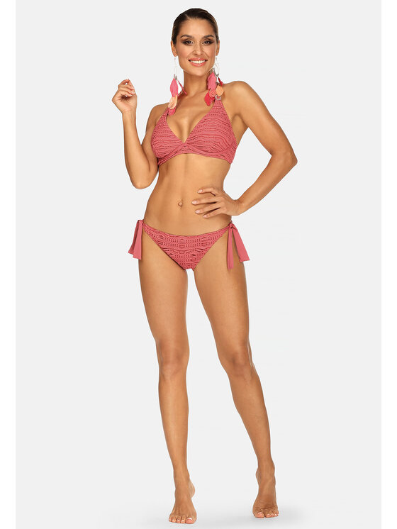 Feba Feba Dół od bikini FD17 Koralowy