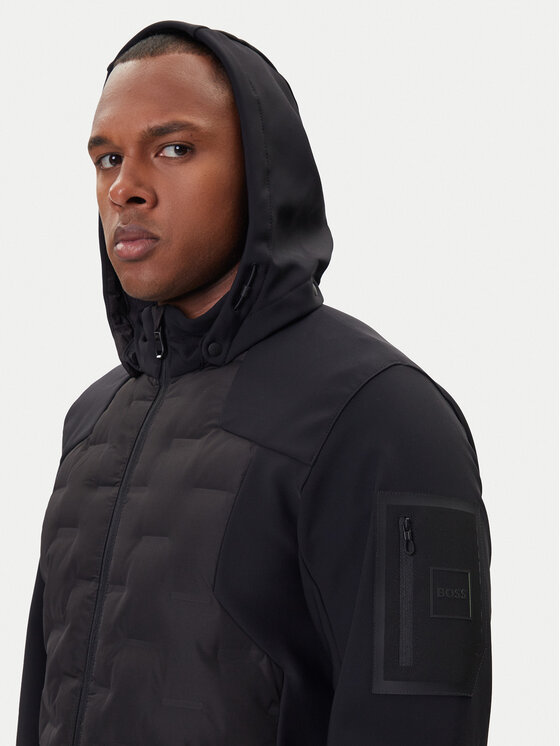 BOSS BOSS Kurtka puchowa J T-Down Hybrid 50541045 Czarny Regular Fit