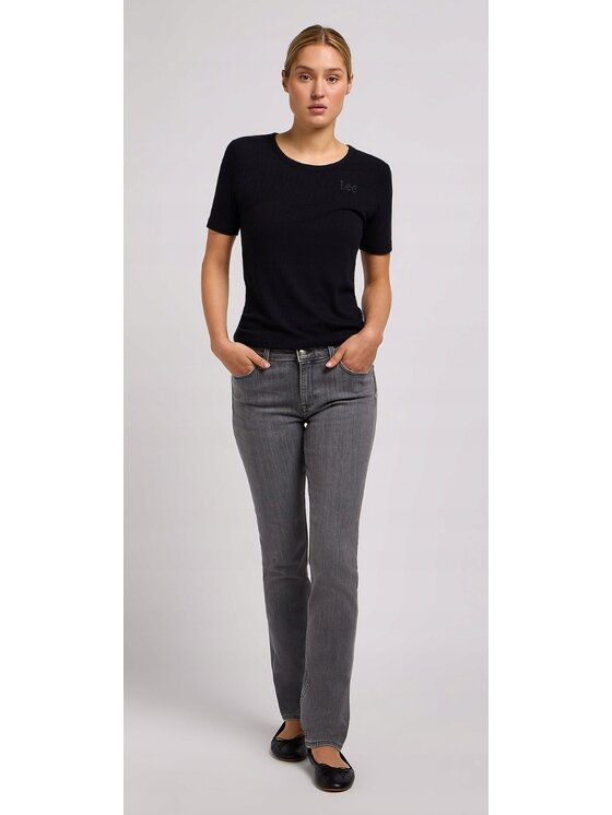 Lee Lee Jeansy Elly Szary Slim Fit