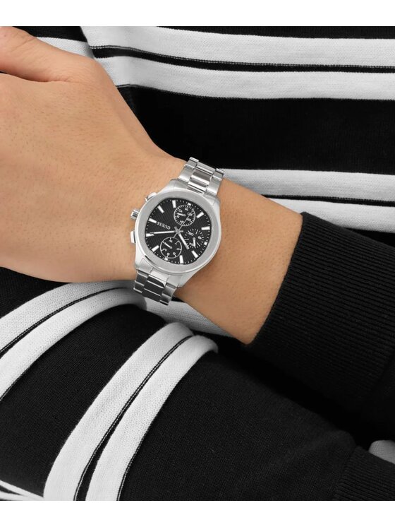Guess Guess Zegarek GW1048G1 Srebrny