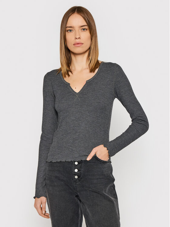 American Eagle Bluza 037-3376-7941 Siva Slim Fit