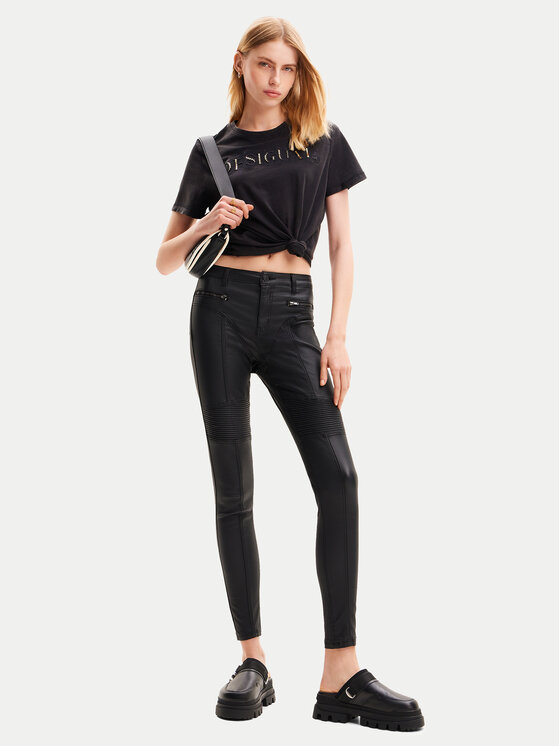 Desigual Desigual T-Shirt Dublin 24SWTK58 Μαύρο Relaxed Fit