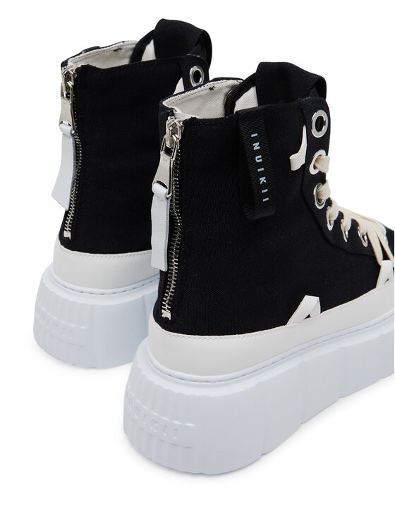 Inuikii Inuikii Plátenky Matilda Canvas High 30103-025 Čierna
