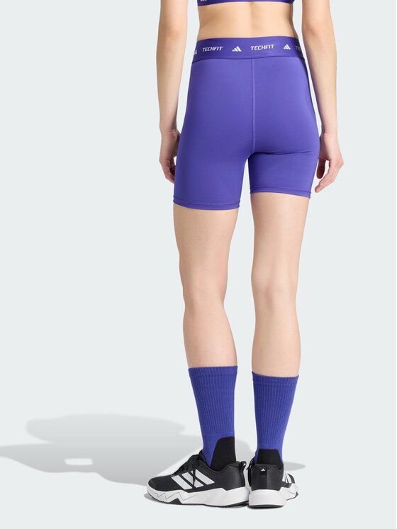 adidas adidas Szorty sportowe 141231 Fioletowy Fitted Fit
