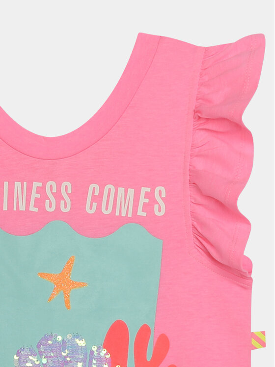Billieblush Billieblush Літня сукня U20344 Рожевий Regular Fit