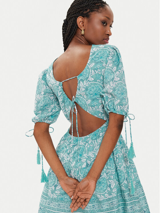 Pepe Jeans Pepe Jeans Sommerkleid Margot PL953478 Blau Regular Fit