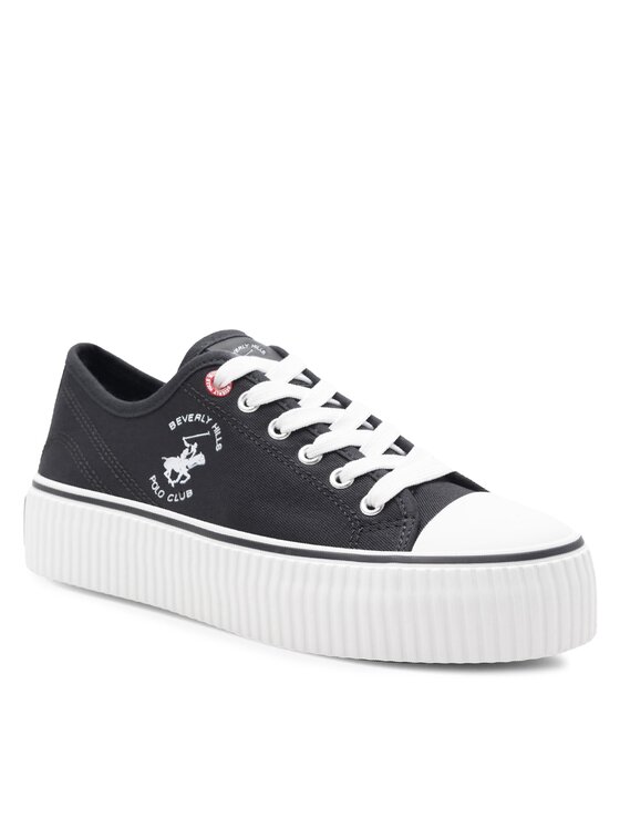 Beverly Hills Polo Club Beverly Hills Polo Club Sneakers aus Stoff BHPC027M Schwarz
