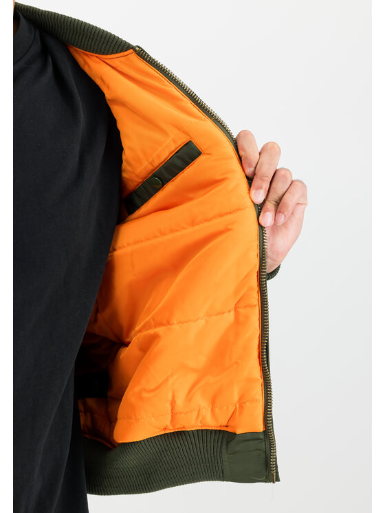 Alpha Industries Alpha Industries Bundy bomber AI.191118-257-5XL Zelená Vintage Fit