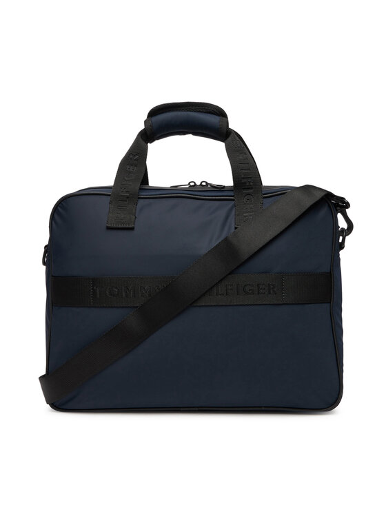 Tommy Hilfiger Tommy Hilfiger Чанта за лаптоп Th Repreve Computer Bag AM0AM13466 Тъмносин