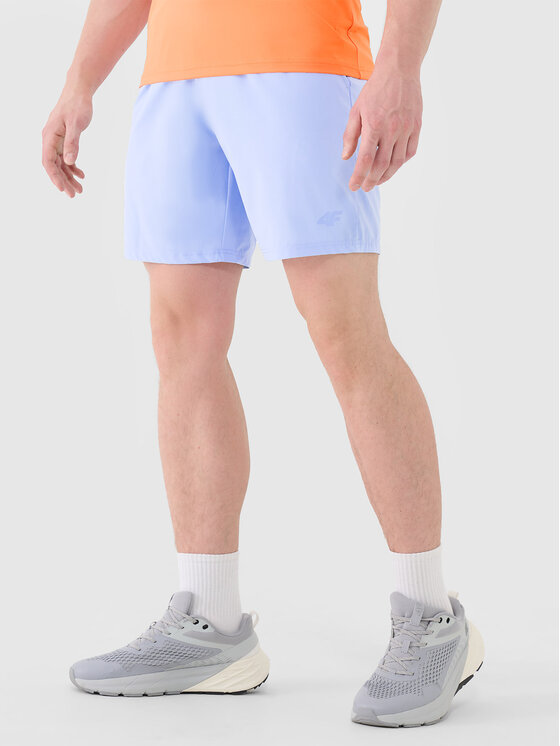 4F 4F Szorty sportowe MULTI ACTIVE Niebieski jasny Regular Fit