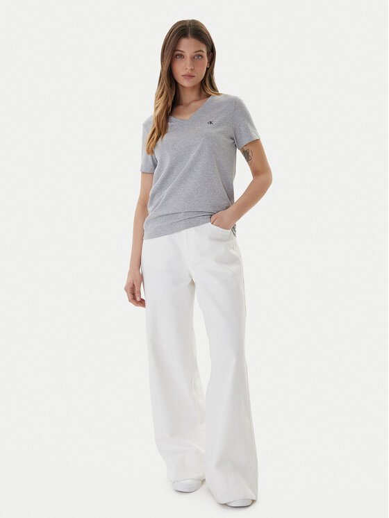 Calvin Klein Jeans Calvin Klein Jeans T-Shirt Archive LV047B205G Šedá Regular Fit