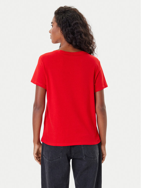 Mustang Mustang T-shirt Alma 1016748 Crvena Regular Fit