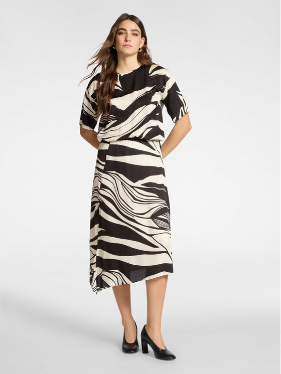 Elena Mirò Elena Mirò Bluzka 2160Z100042N001 Czarny Boxy Fit