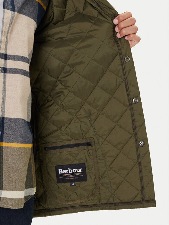 Barbour Barbour Prehodna jakna MQU0001OL91 Khaki Regular Fit